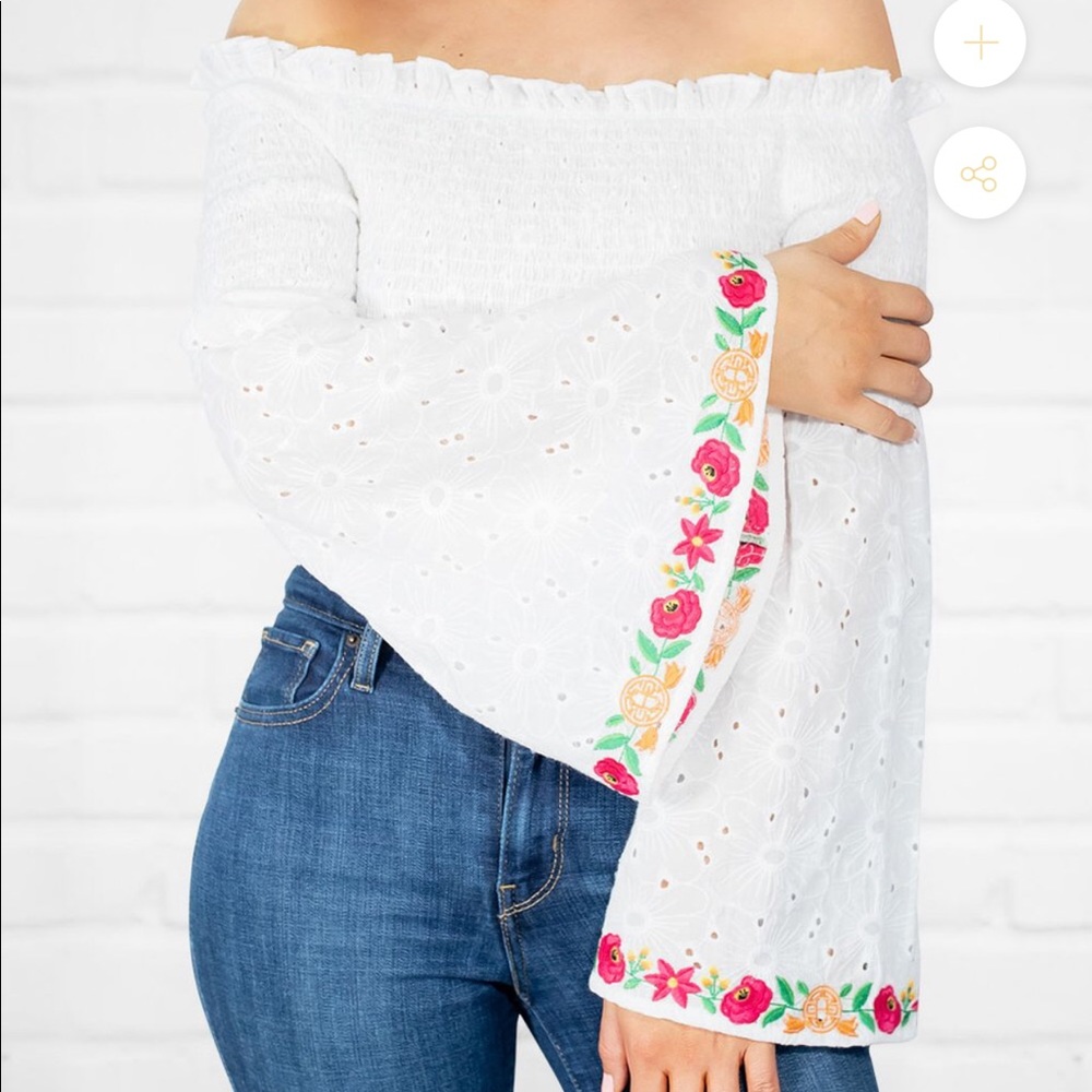 HERENCIA CLOTHING Bell Sleeve Bodysuit